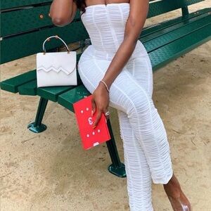IAMGIA White OPHELIA Jumpsuit
